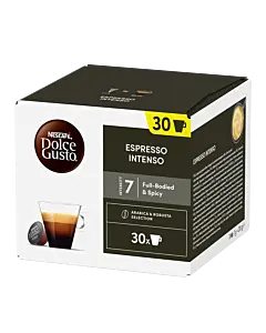 Nescaf&Atilde;&copy; Espresso Intenso Big Pack package and capsule for Dolce Gusto