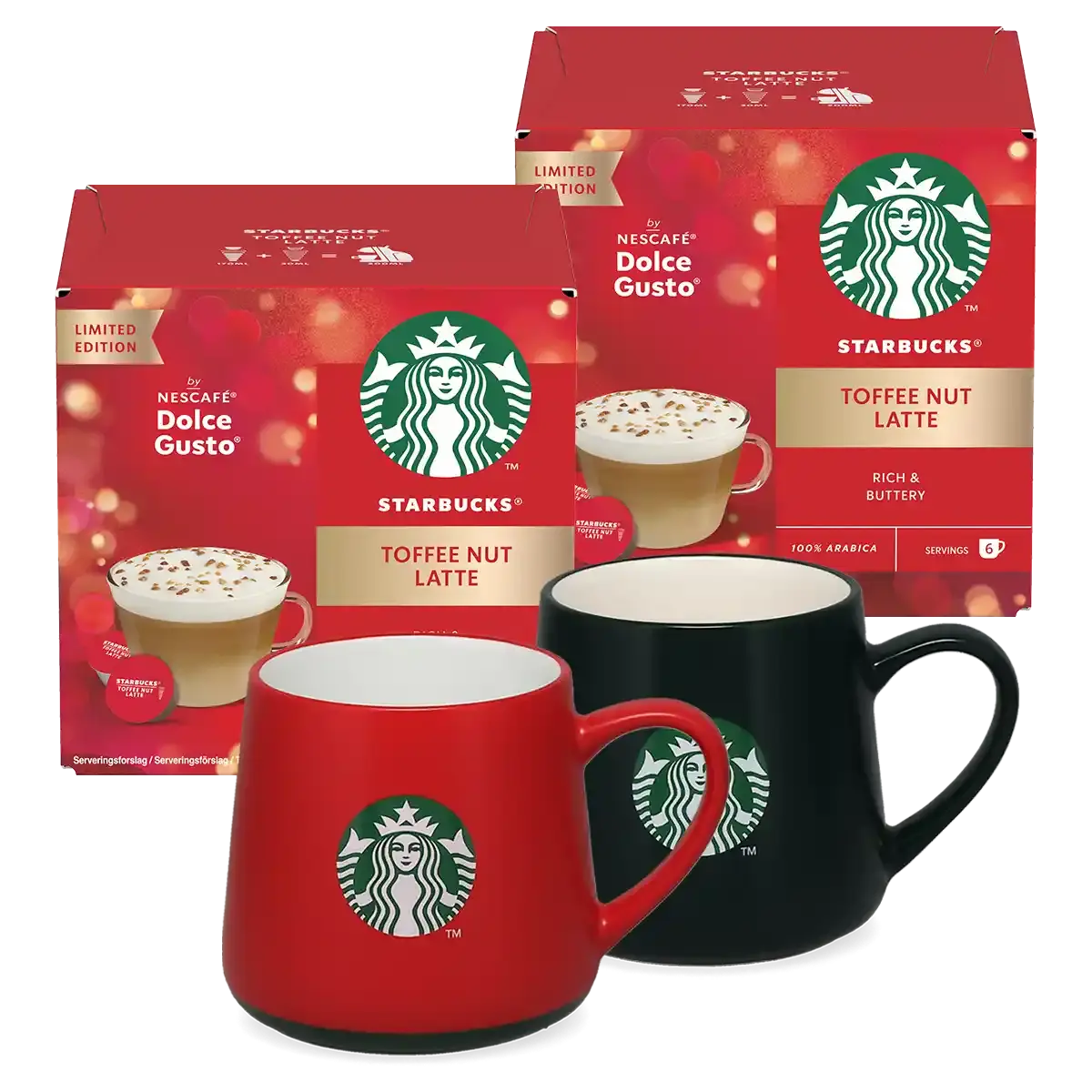 Zestaw Toffee Nut Latte + 2 kubki