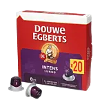 Douwe Egberts Lungo 8 Intense XL package and capsule for NespressoÂ®