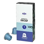 Kaffekapslen Espresso Decaf Premium package and pod for Nespresso
