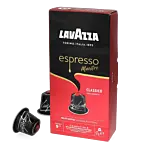 Lavazza Espresso Classico package and capsule for Nespresso

