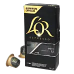L'OR Onyx package and capsule for NespressoÂ®