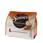 Senseo Cappuccino Caramel package and pods for Senseo