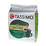 Jacobs Krönung package and capsule for Tassimo