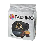 L'OR Fortissimo package and capsule for Tassimo